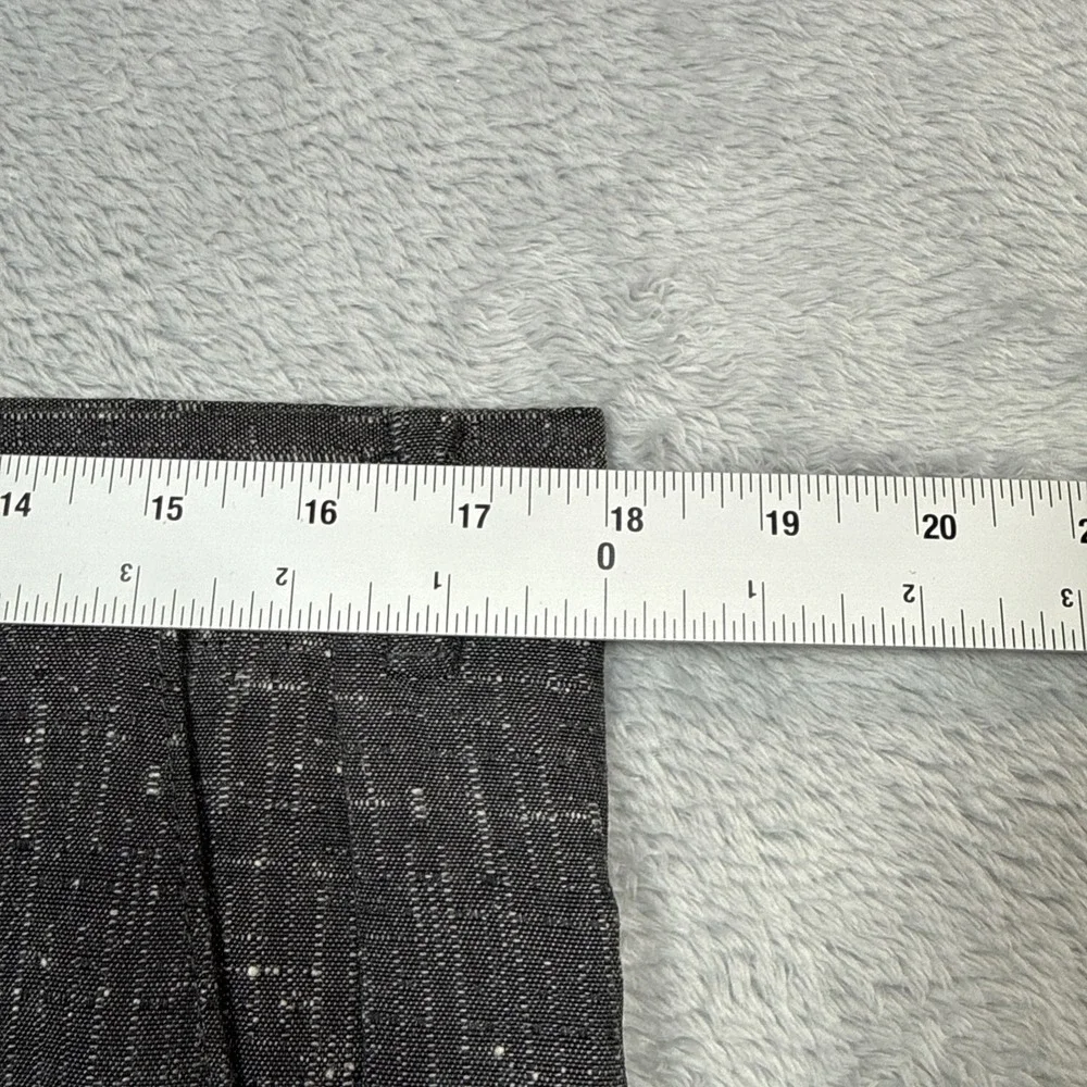 Vintage Expressions Pleated Pants Slacks Men 36X32 Gray Salt & Pepper Rayon FLAW